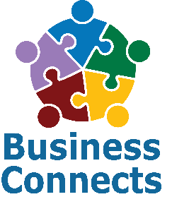 multi color puzzle piece logo for Business Connects NJ